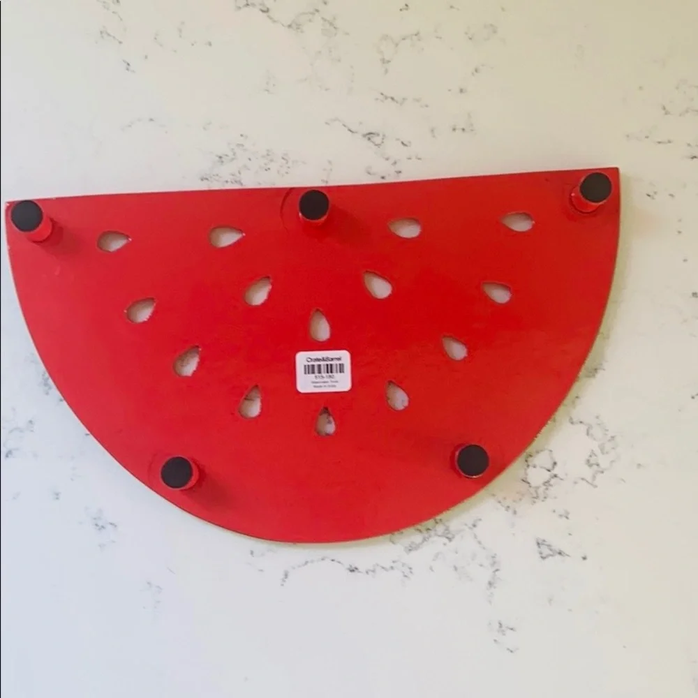 Crate&Barrel Watermelon Trivet