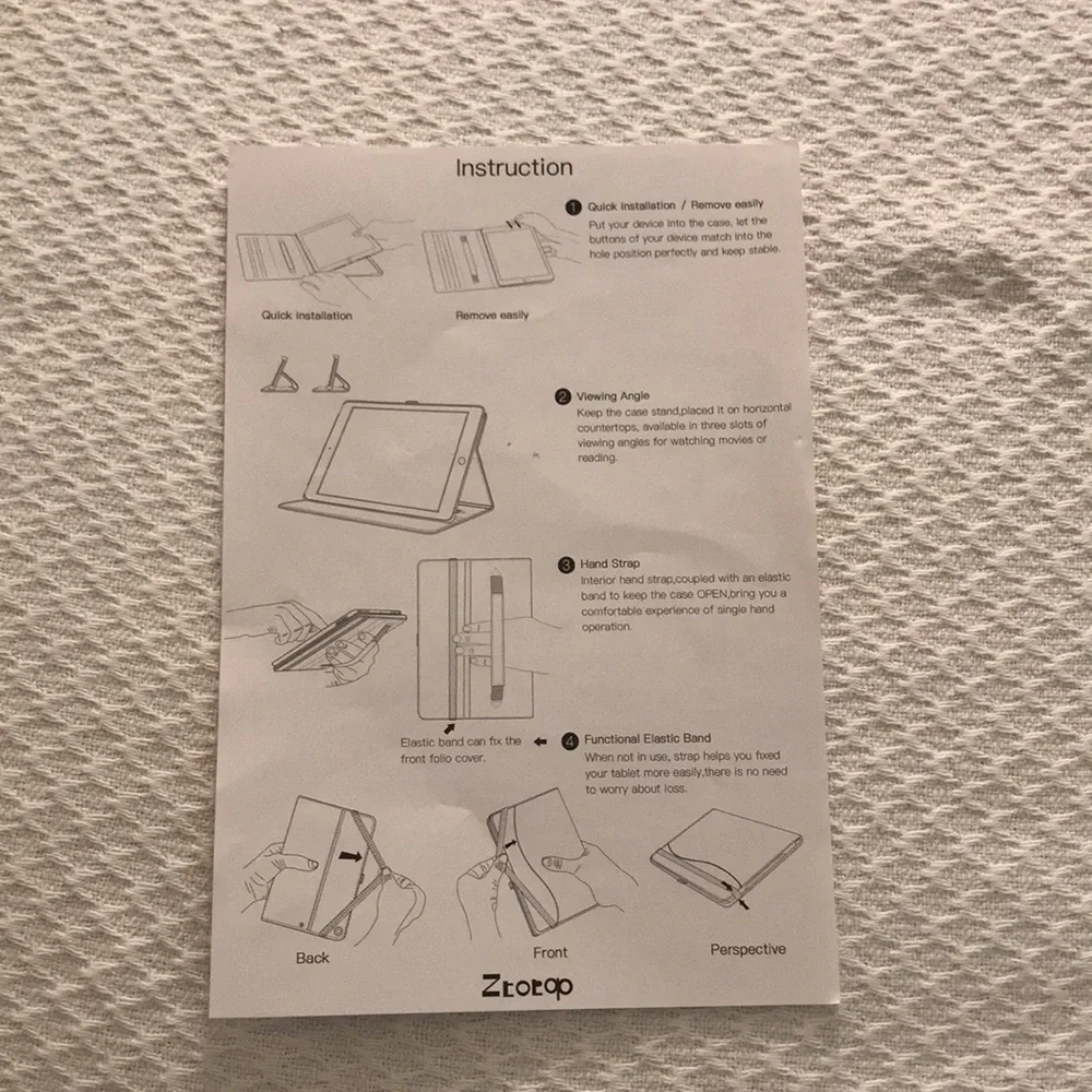 Ztotop case ipad