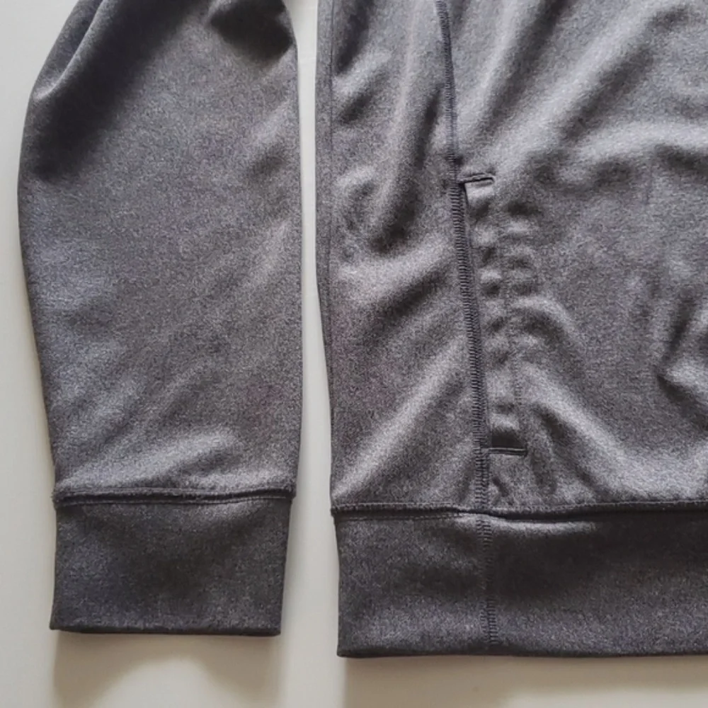 New Alo Yoga Charcoal Gray Full Zipper Track Jacket Coat