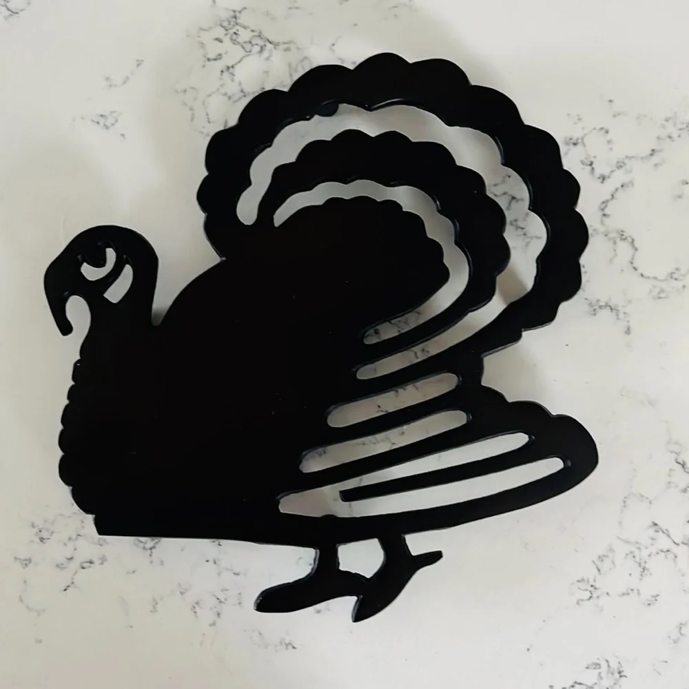 Crate&Barrel Bronze Turkey Trivet