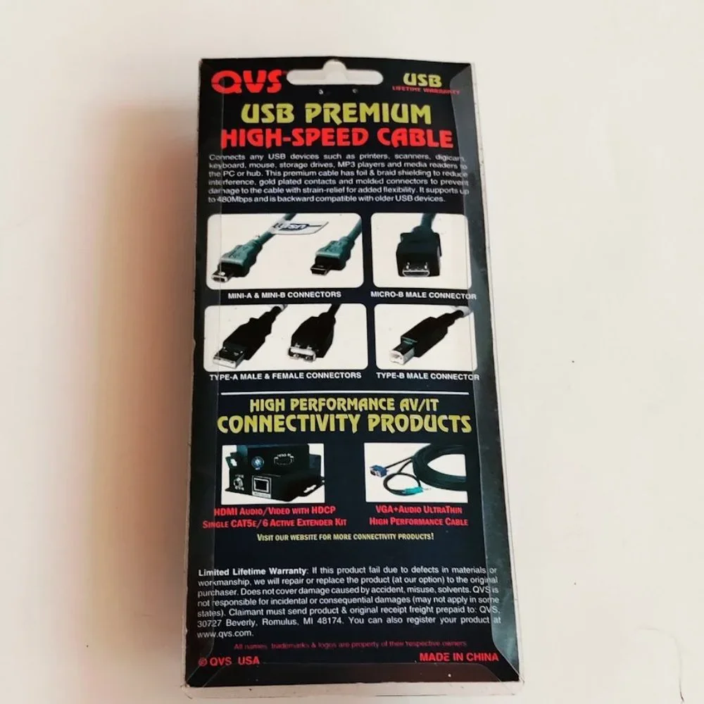 QVS usb 6ft