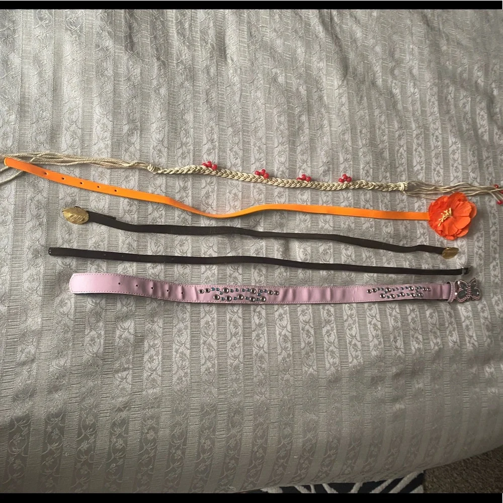 Bundle of girls belts