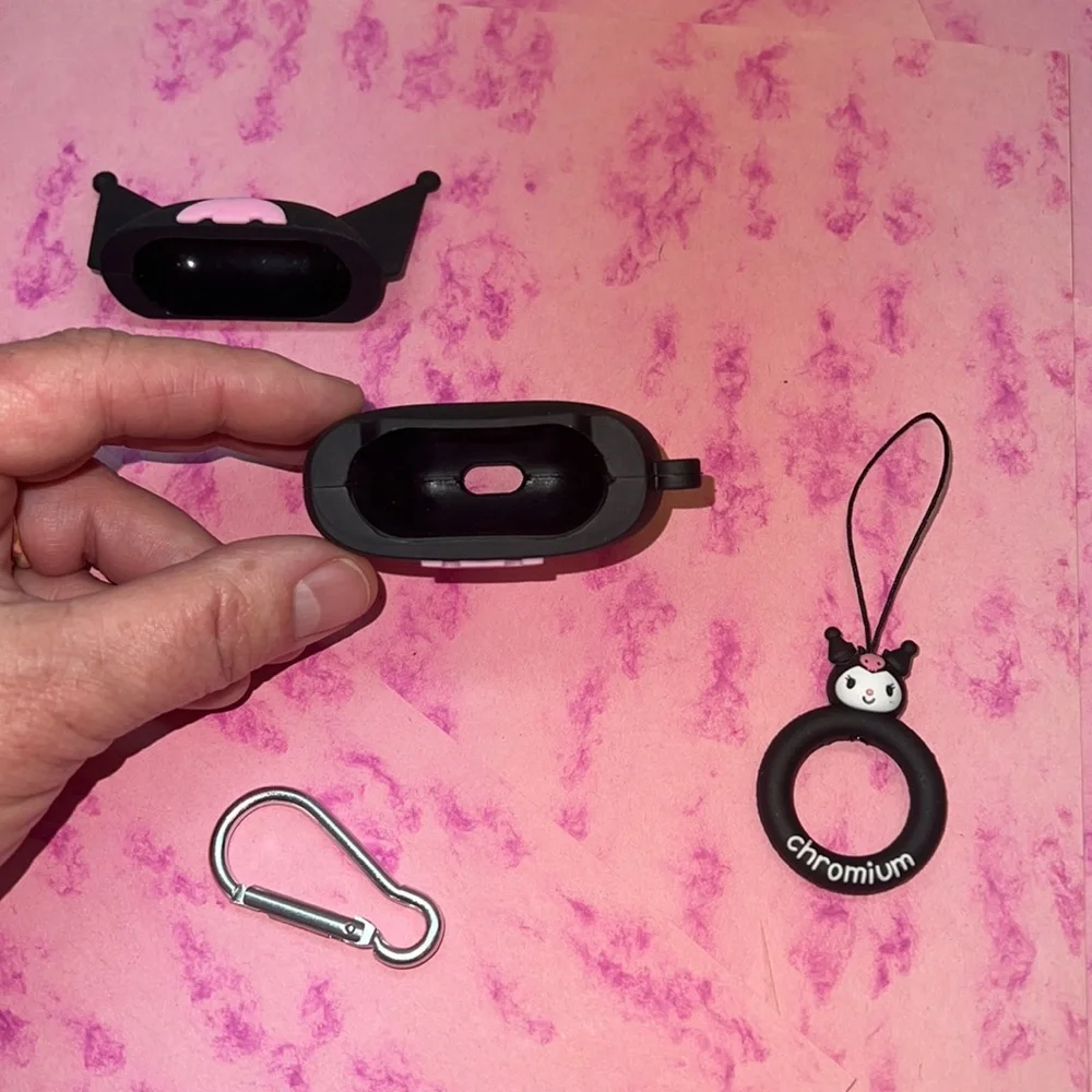 Sanrio Hello Kitty Kuromi Wireless Earbud Case Silicone Cover AirPods 2 AirPods