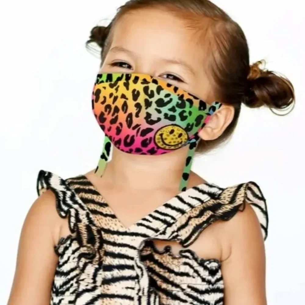 (NWT) Baby Sara - animal print face mask