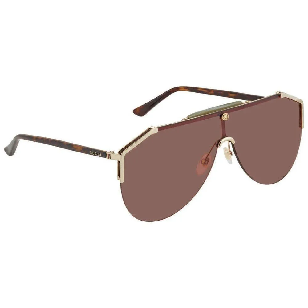 NEW Gucci Havana Red Aviator Men's Sunglasses