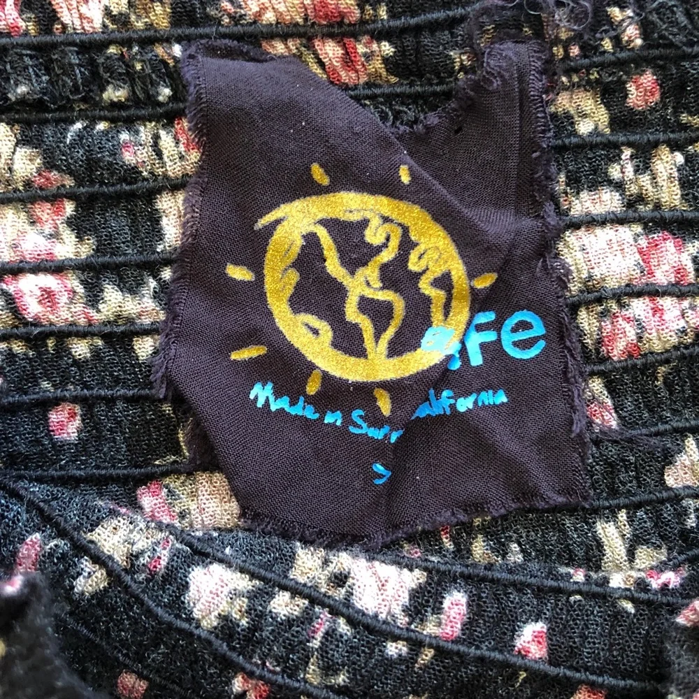 Blue Life floral casual rayon