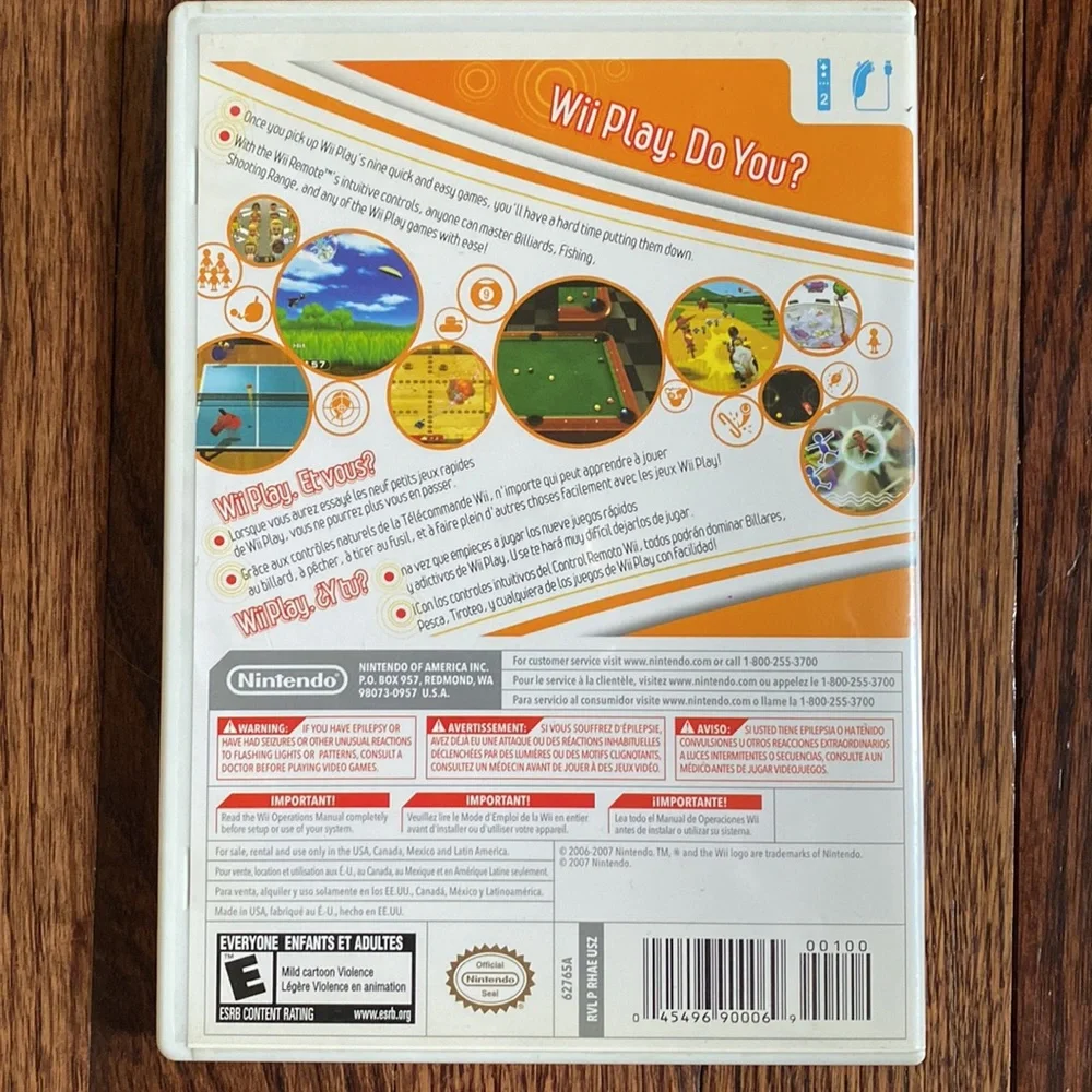 Nintendo wii game