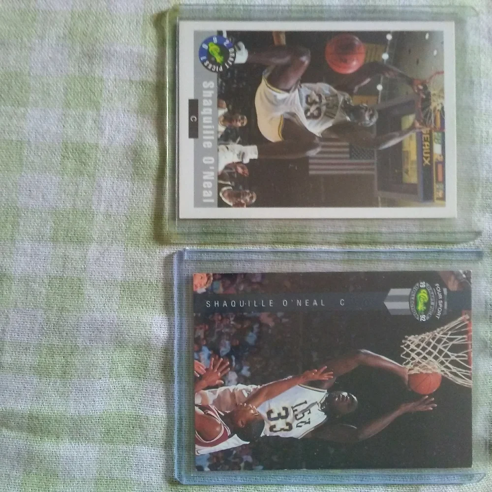 Shaq Classic Rookie 2 Card Lot