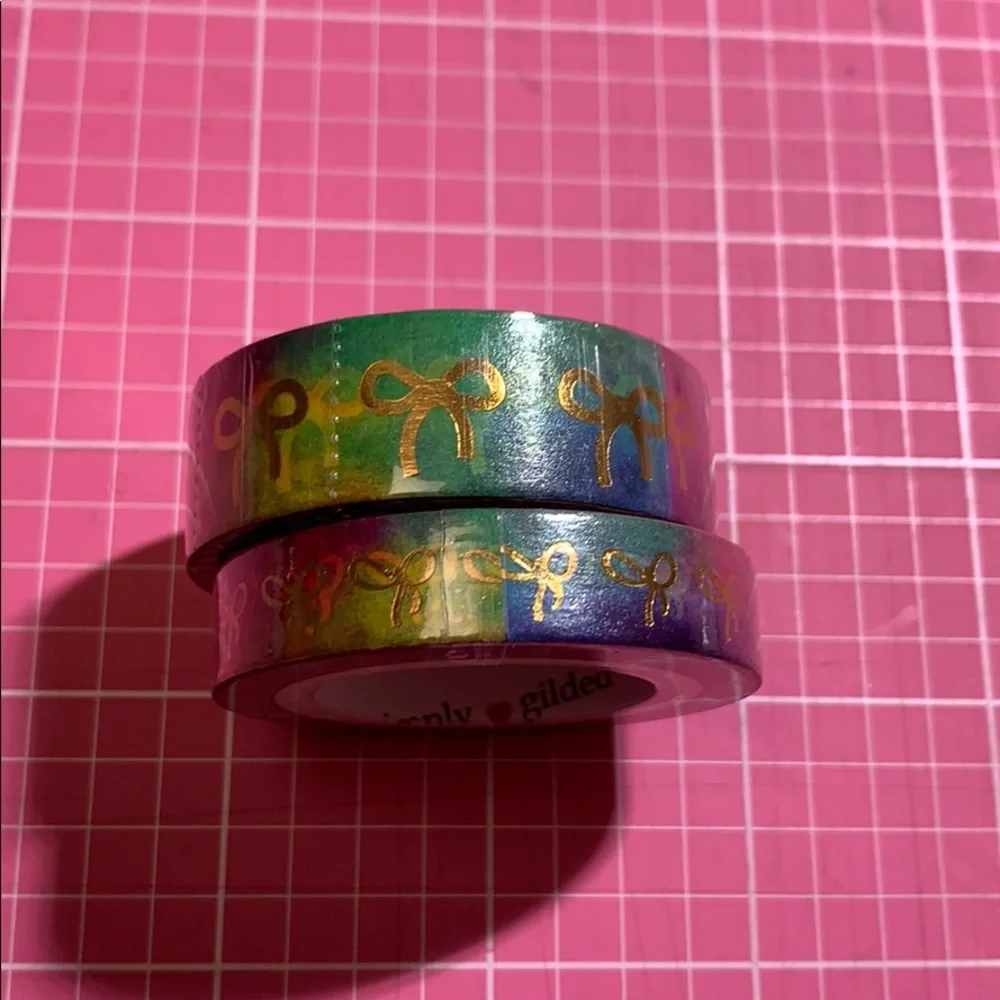 NIP Hawaiian Splash-simply gilded Gold Bows10&15mm