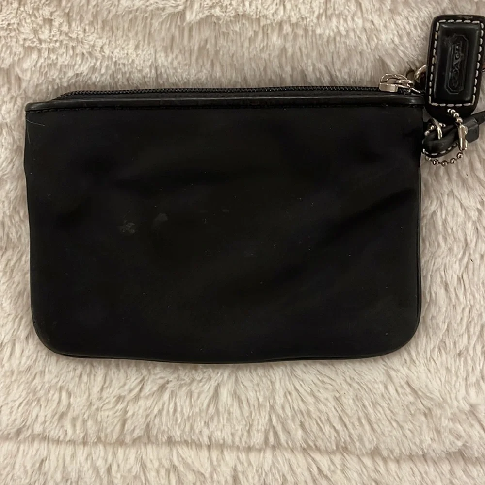 Coach black nylon