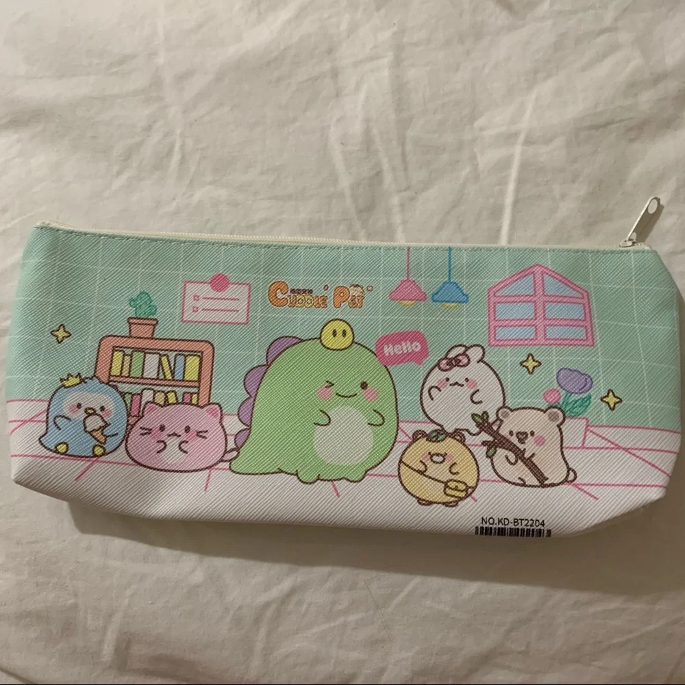 Dinosaur Family Zip Pencil Bag
