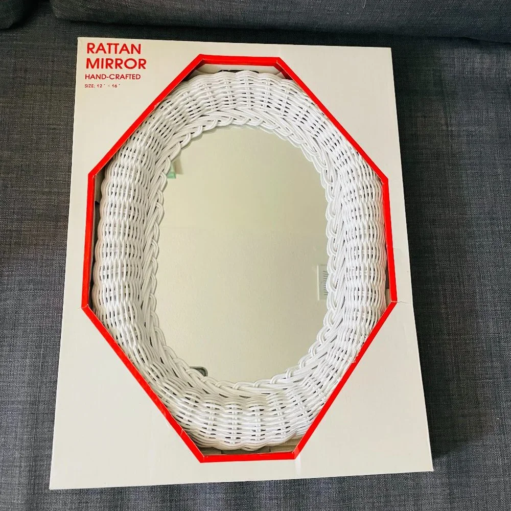 Vintage rattan hand