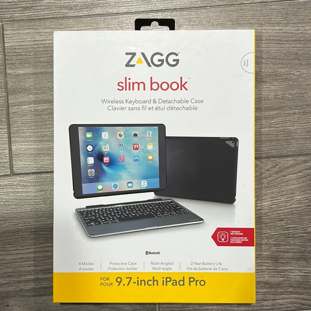 ZAGG slim book wireless keyboard for 9.7 inch iPad Pro