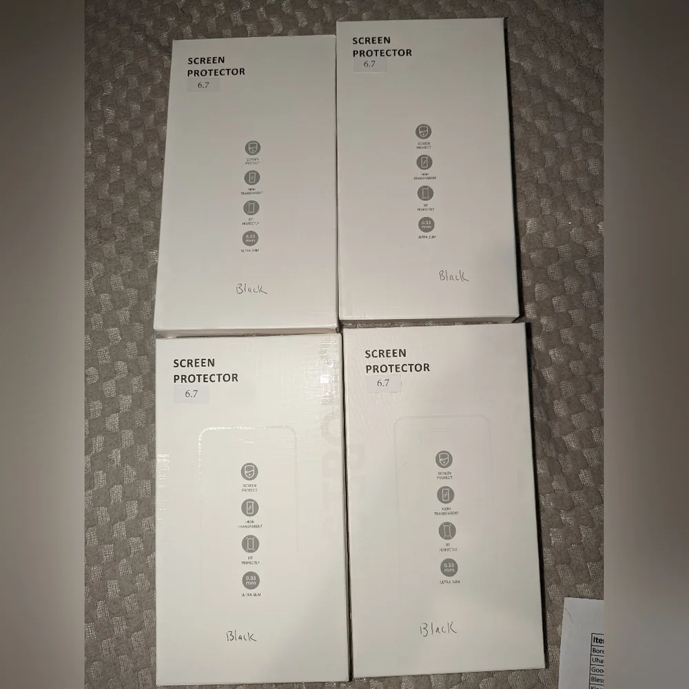 Premium Iphone13 screen protectors 4 of them! Christmas list items!!!