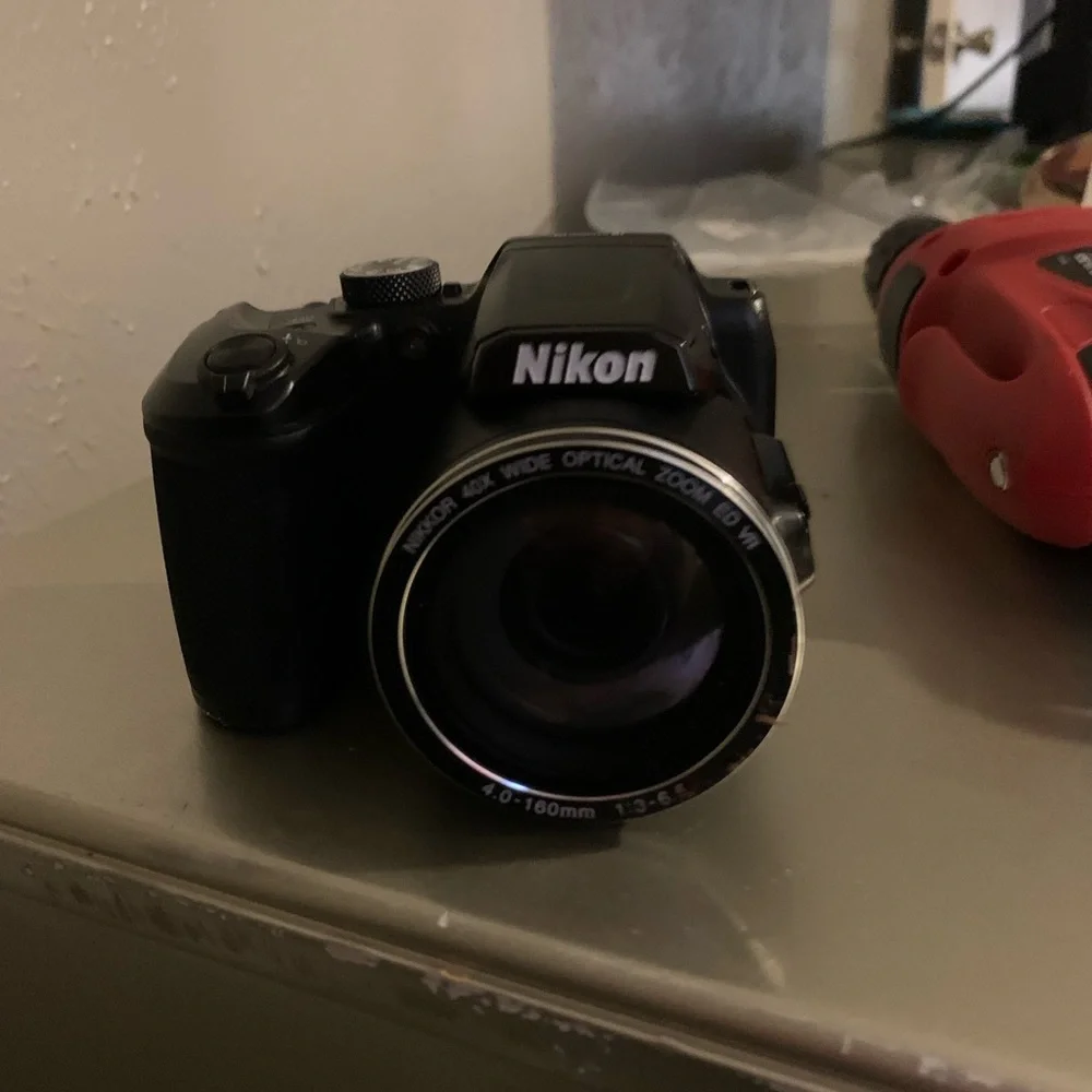 This is a Nikon Coolpix B500 in the color black