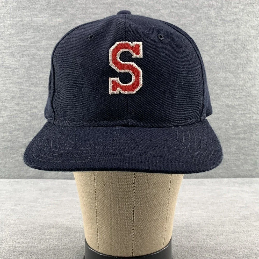 Yupoong Showcase Navy Blue Adjustable Snapback Hat