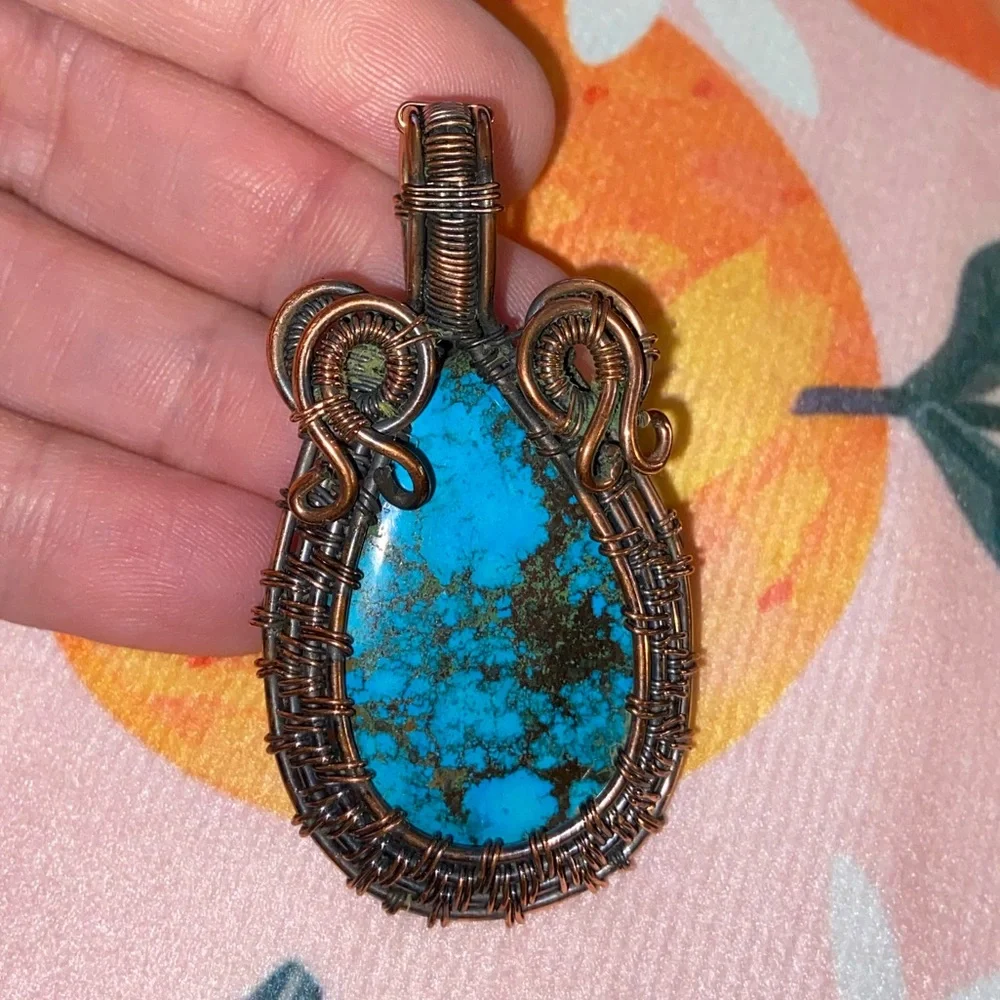 Handmade beautiful turquoise