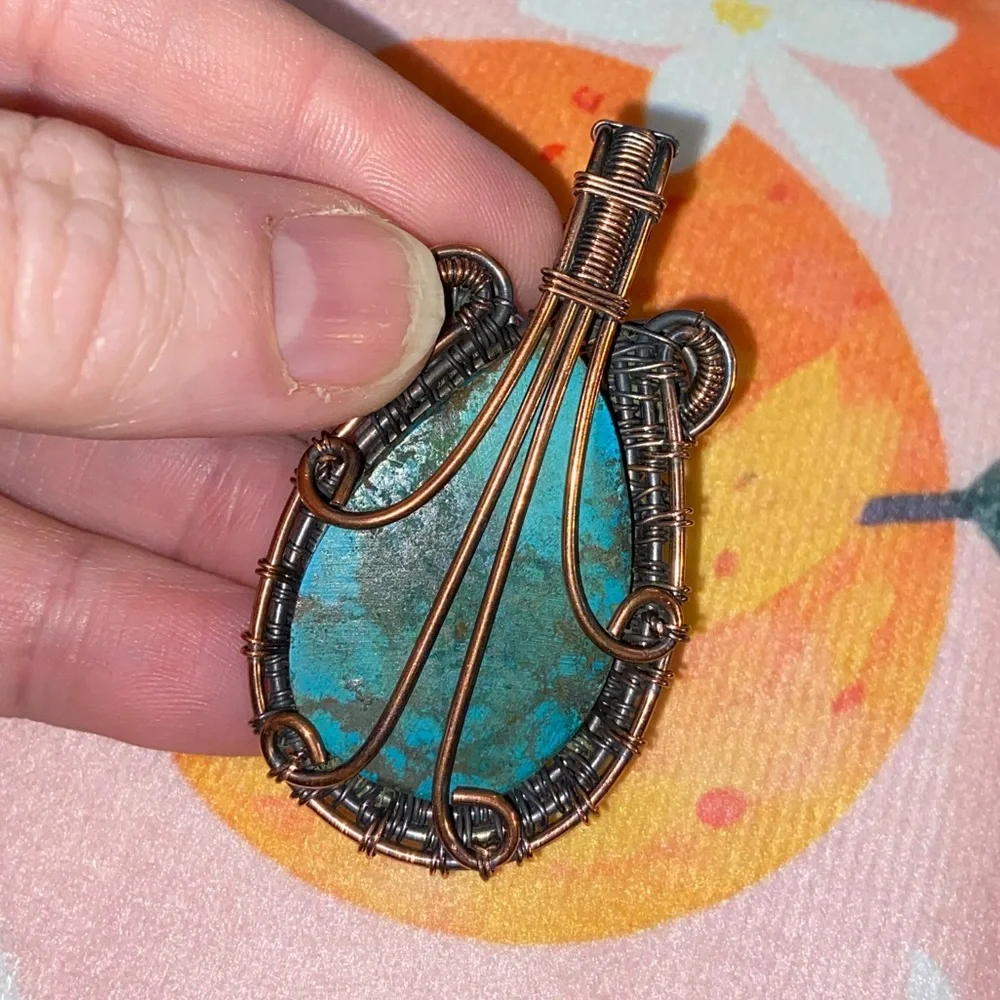 Handmade beautiful turquoise