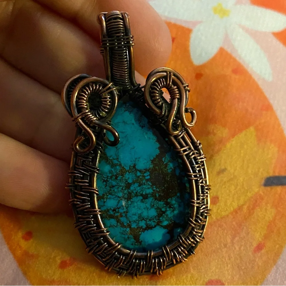 Handmade beautiful turquoise