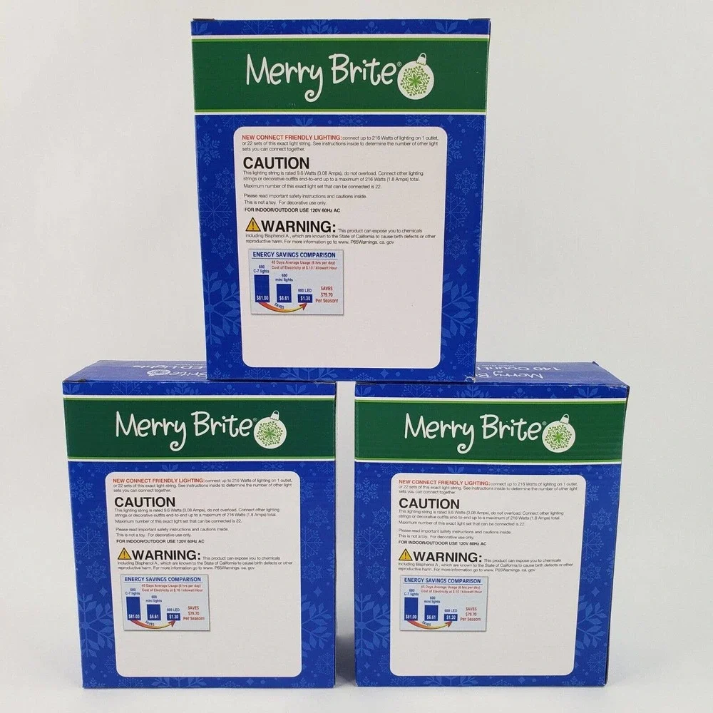 Merry Brite set merry
