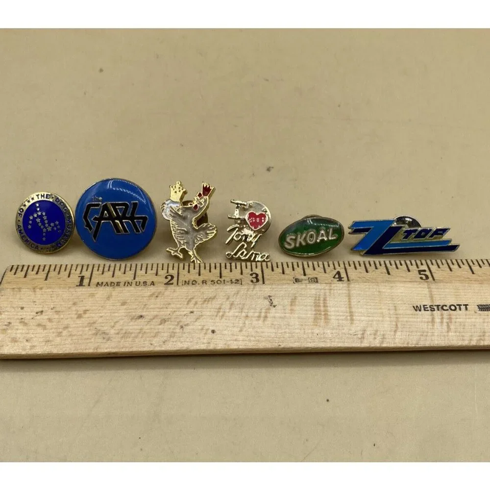 Vintage lot lama enamel