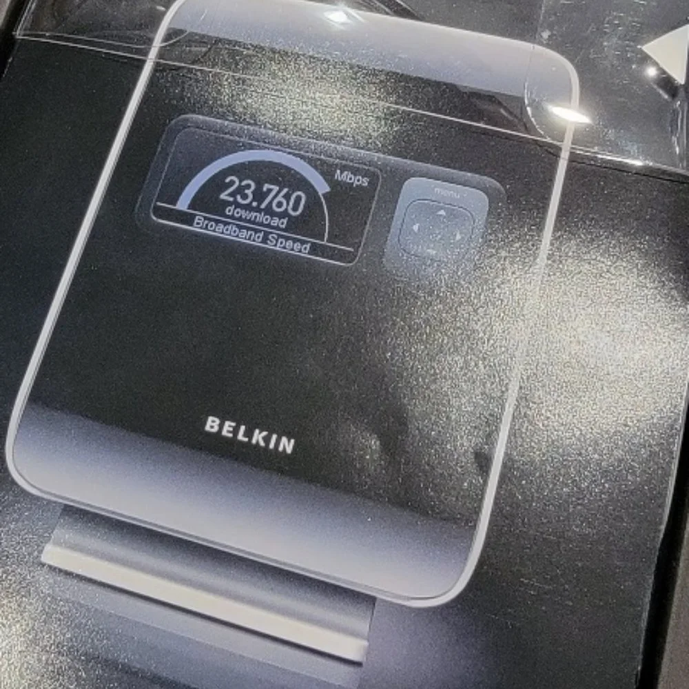 Belkin N1 Vision Wireless MIMO Router #F5D8232-4 COOL Screen