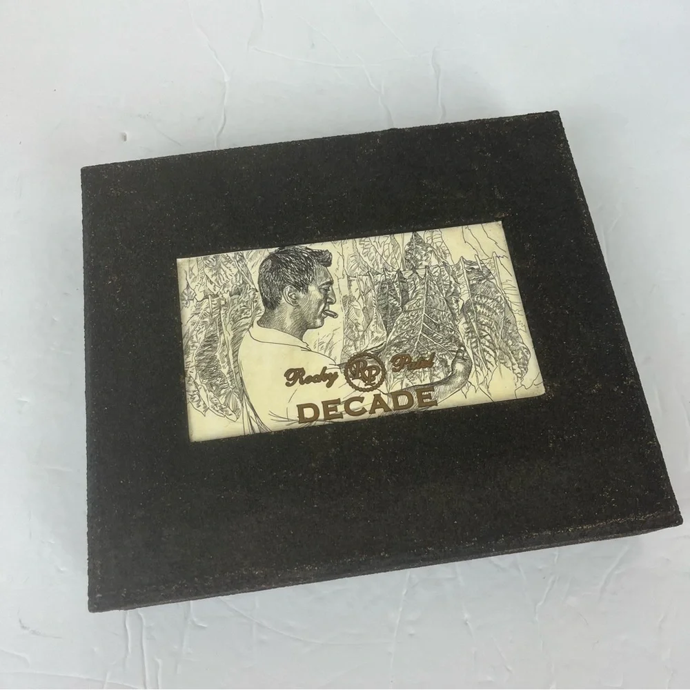Up-cycled vintage wooden Cigar box-RP-Decade