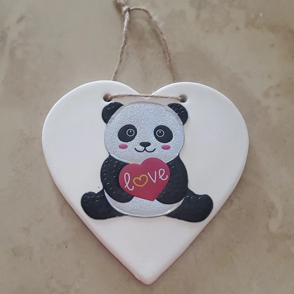 **SALE**3D Panda Love Plaque
