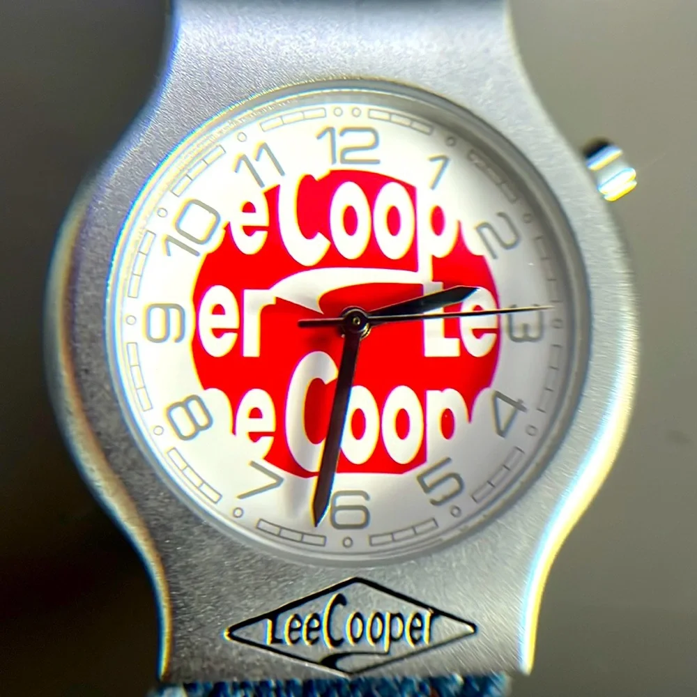 Lee Cooper Original Colour Time Watch - Denim Band