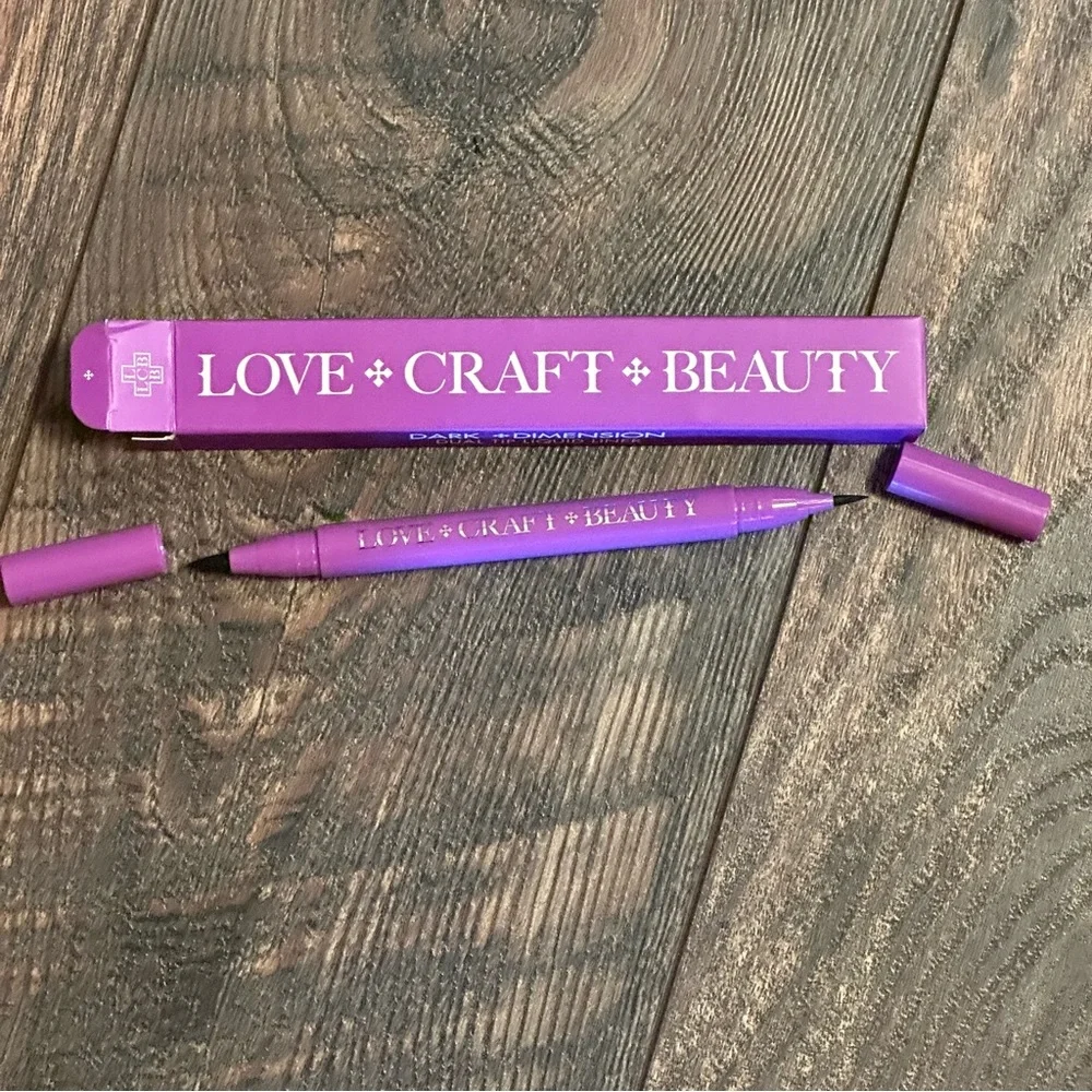 Love + Craft + Beauty dual tip black liquid liner BNIB