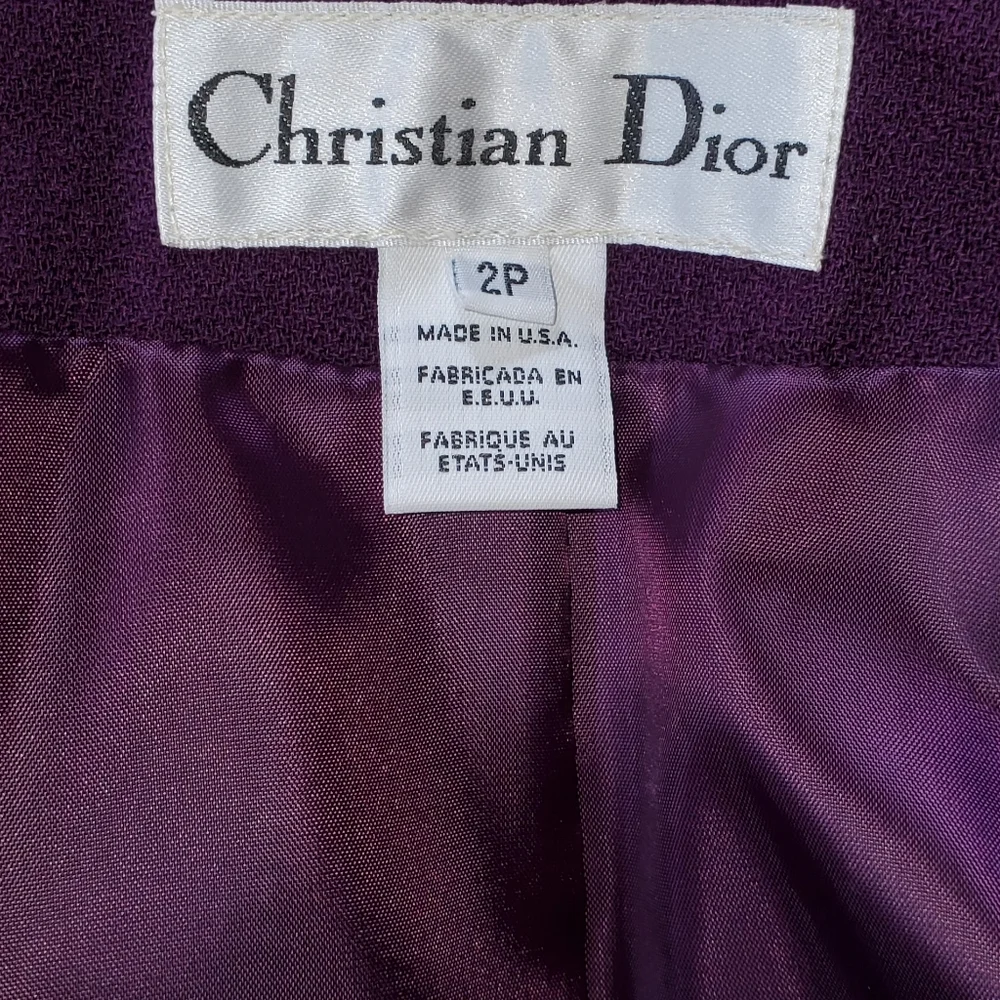 Dior wool suit been