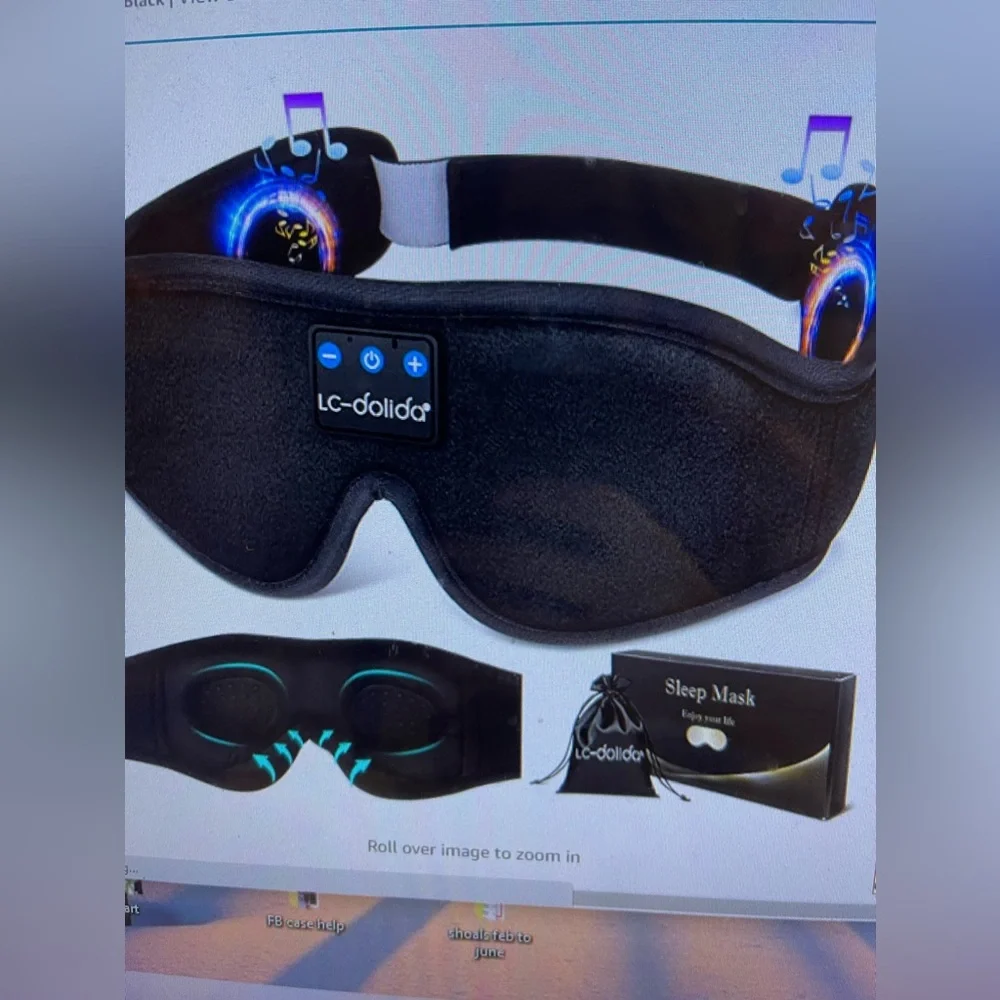 Blue tooth sleep mask