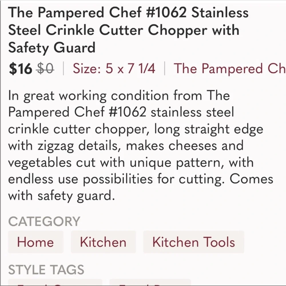 Pampered Chef cpix details