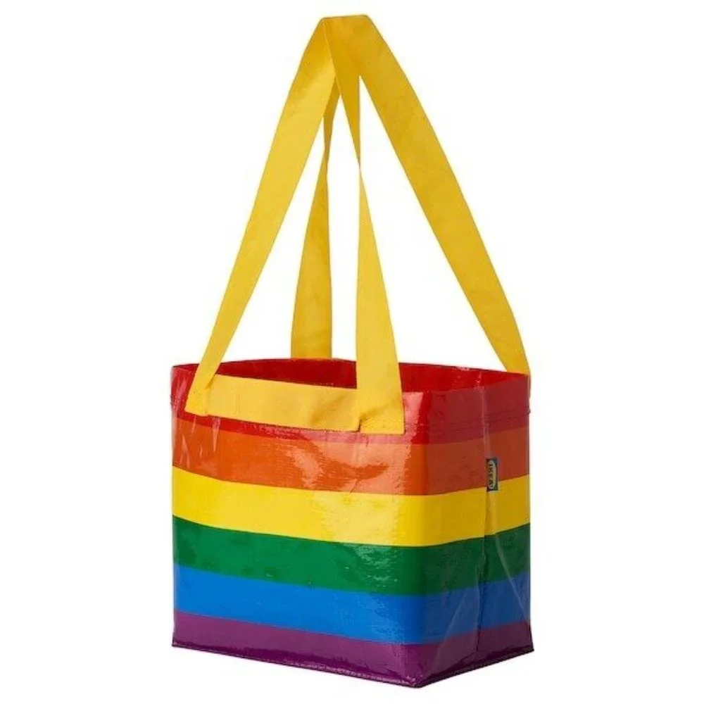 Ikea Pride Bag Set of 2 Reusable Rainbow Small Bag LGBTQ+  404.848.35 NEW