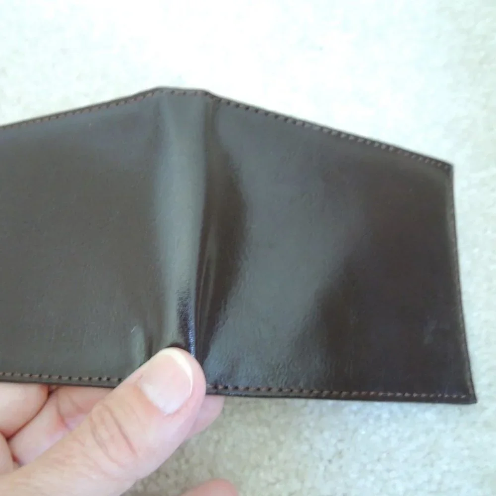 Genuine Leather BiFold Wallet mens wallet
