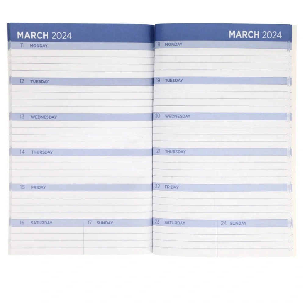 Jot Printed 2023-2024 Academic Weekly Planner NWT