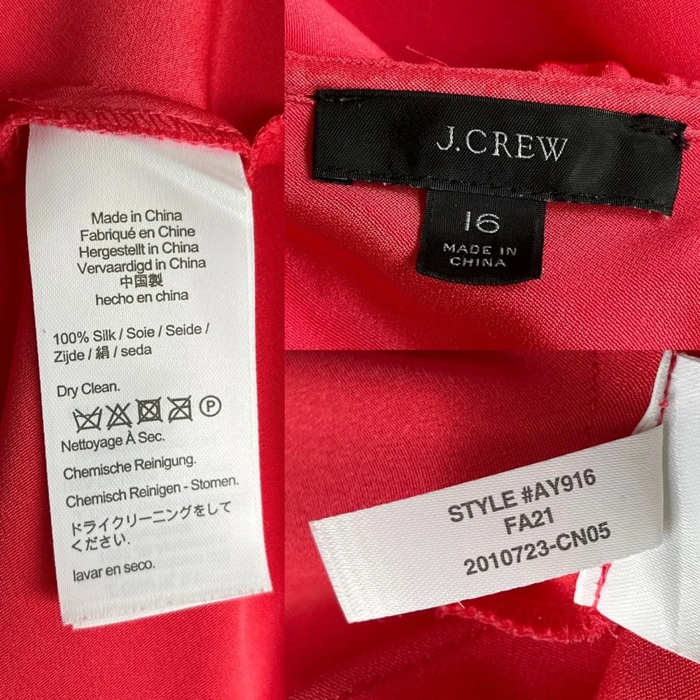 J. Crew crew ruffle