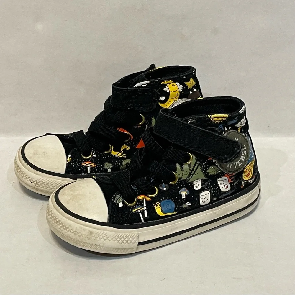 Converse Chuck Taylor All Star Camping Fire High Top Sneakers Shoes Toddler Sz 6