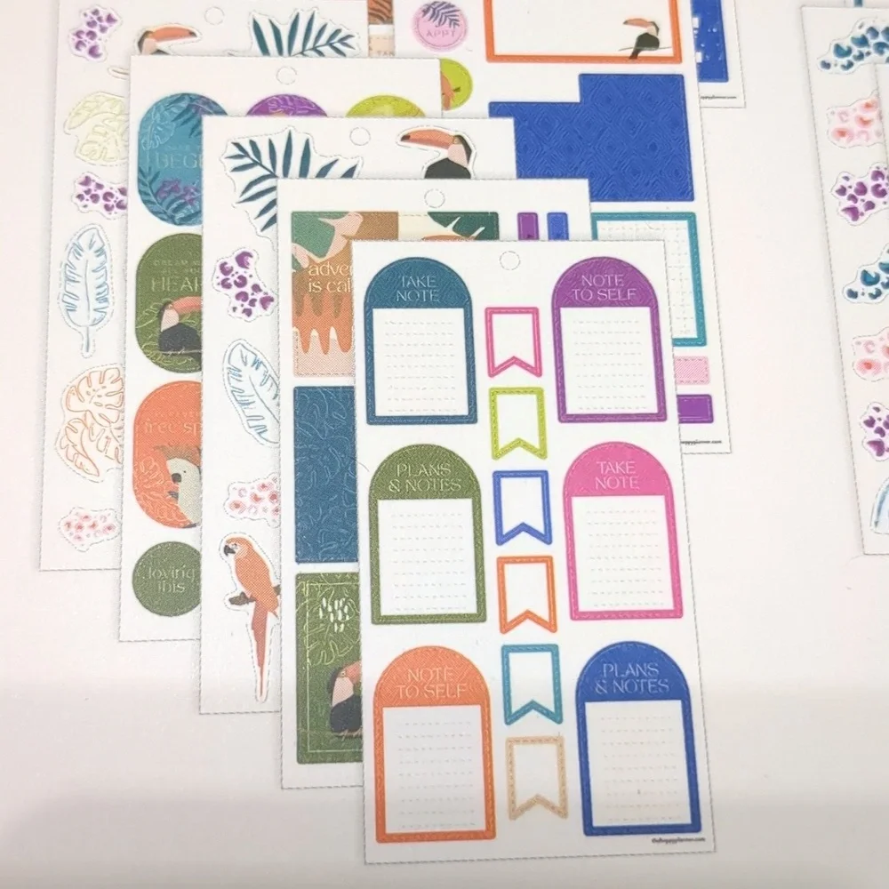 Happy Planner tropical new