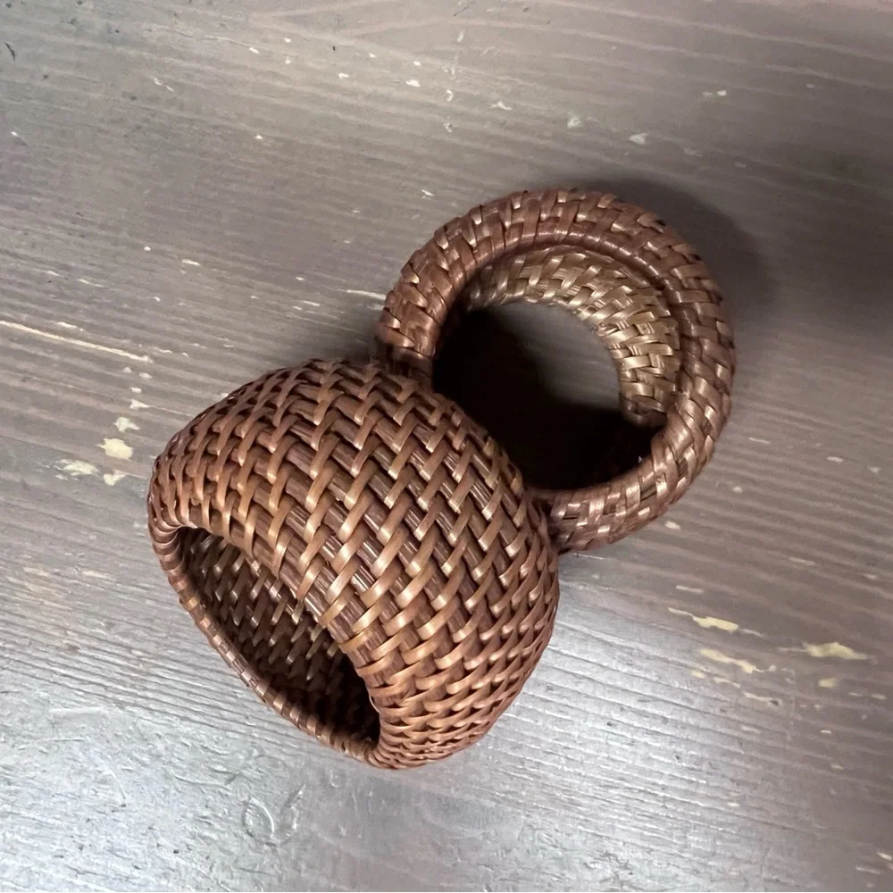 Crate & Barrel Napkin Rings (x2)