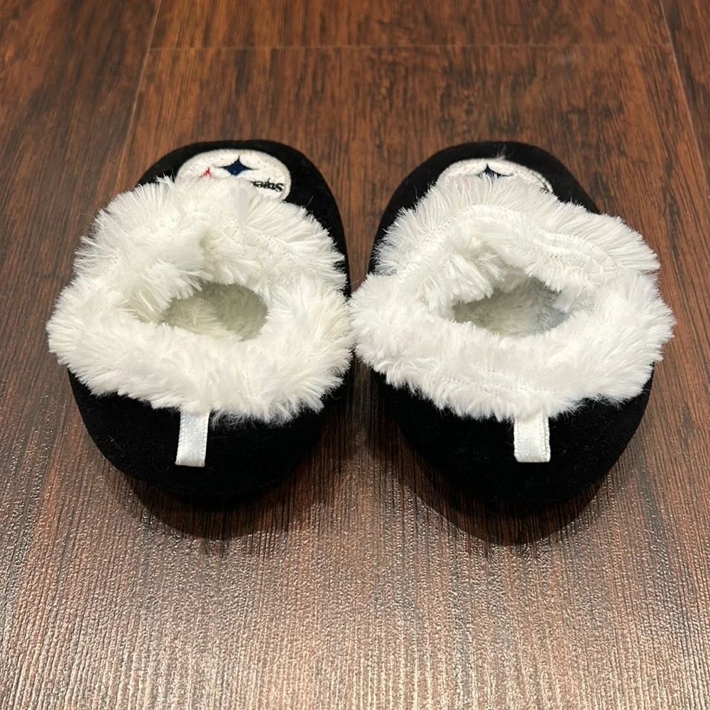 Pittsburgh Steeler Baby Fuzzy Slippers