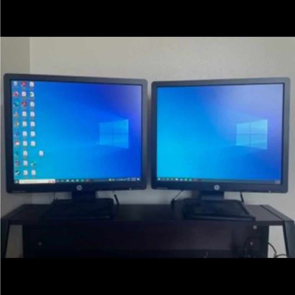 Dual Windows 10 Pro monitors