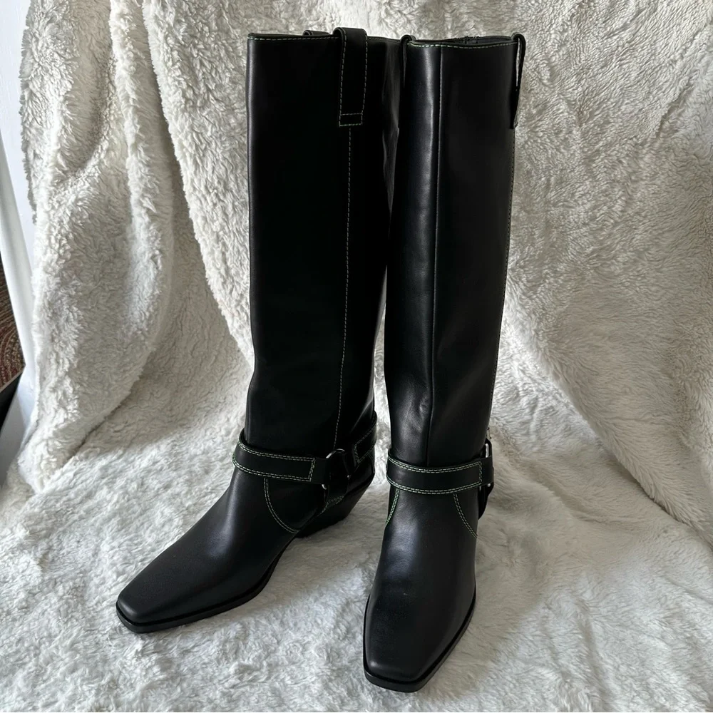 Caverley by Anthropologie Milly Boot Black size 36(US5) and 39(US8)