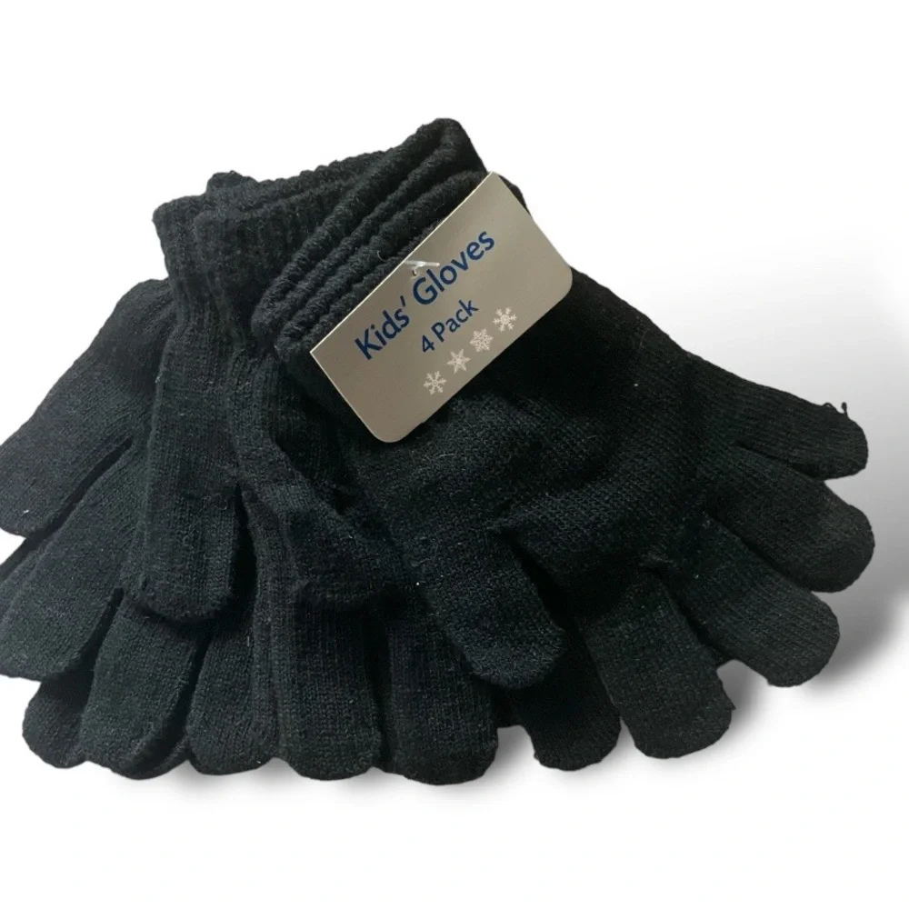 NWT Gloves Kids Winter Gear Snow Hand Warmers Poppy 4 Pack winter mittens black*