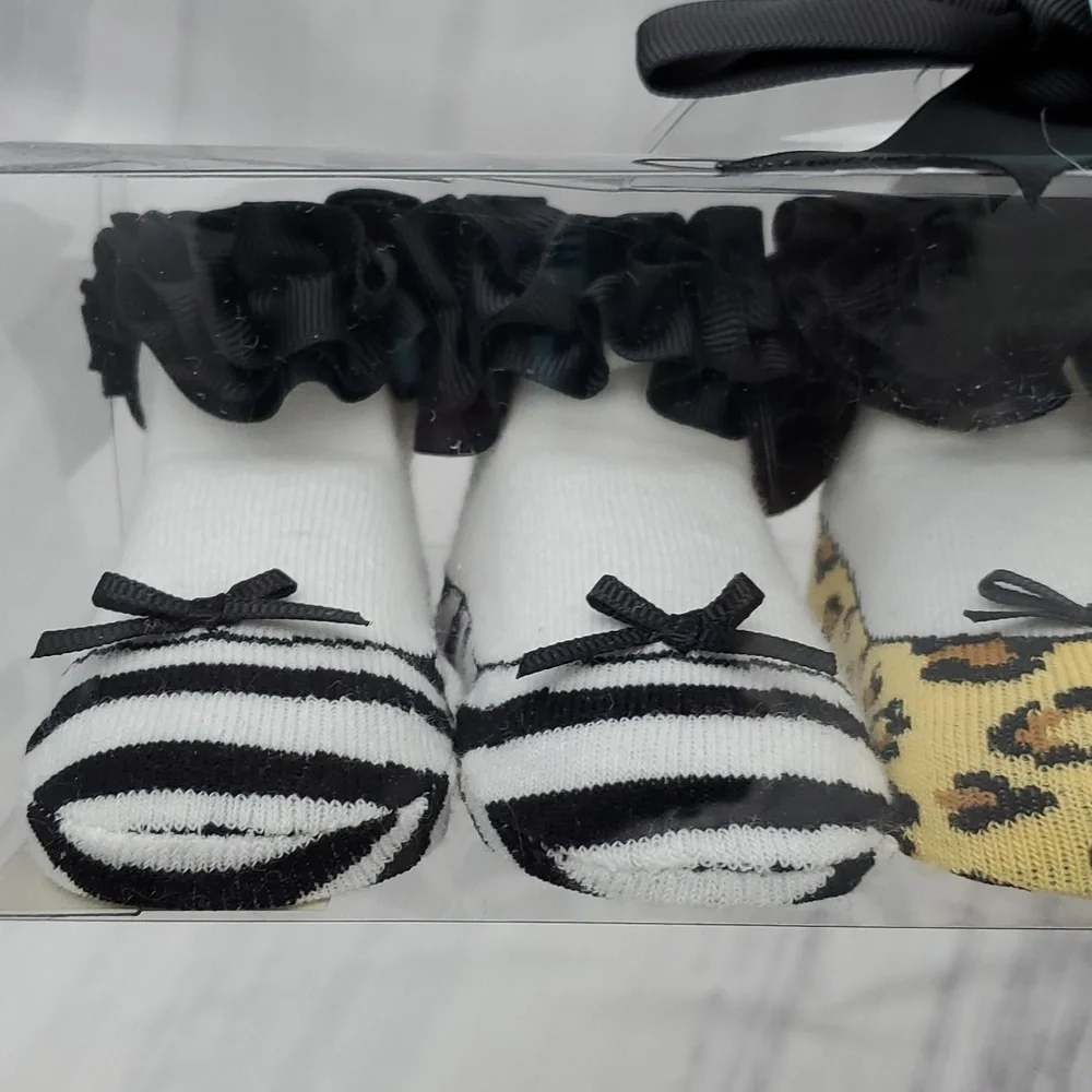 Wild Child Socks - Set of 3, Size 0-12 Months