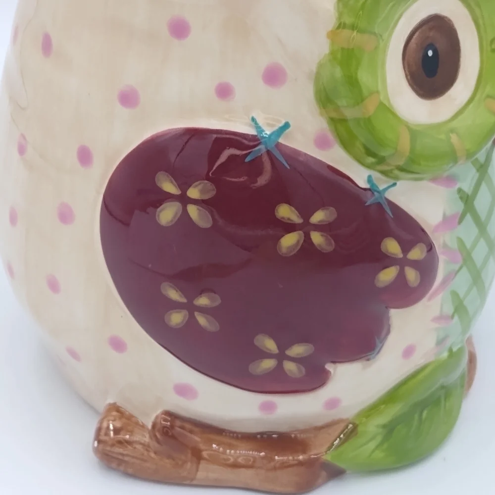 Pier 1 Imports Olli the Owl Hand Painted Dolomite Mug