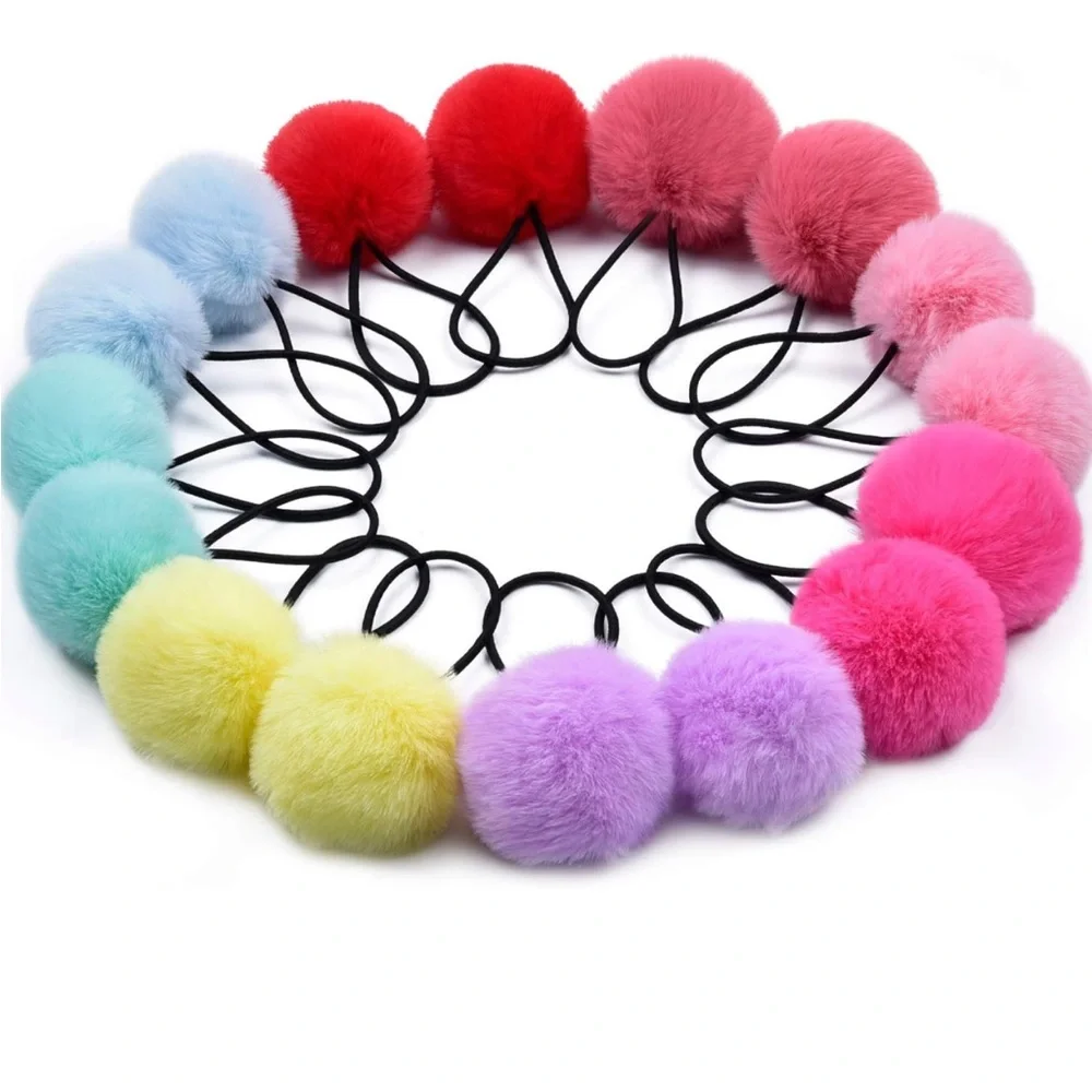 Pom Pom hair ties