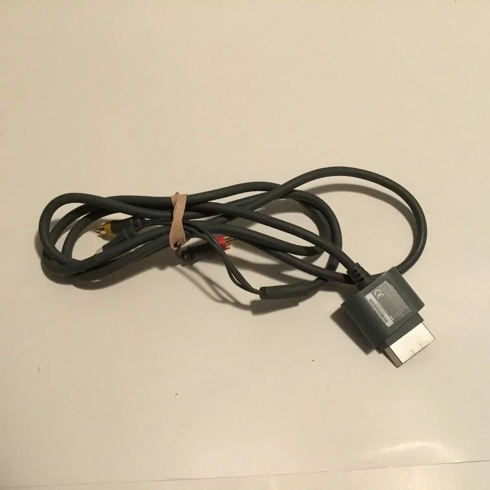 Genuine Microsoft Xbox 360 OEM Component AV Cable Composite