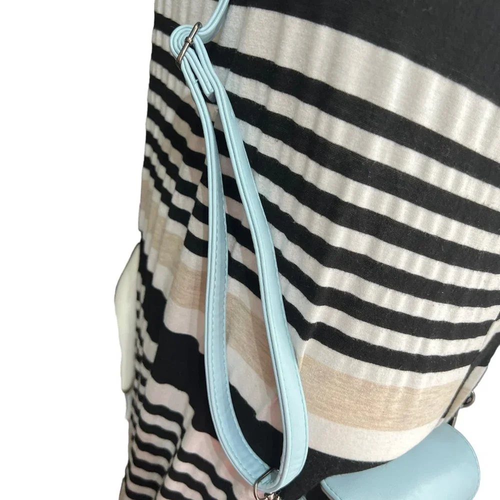 Shutter Light Blue Instax Polaroid Camera Crossbody Shoulder Bag