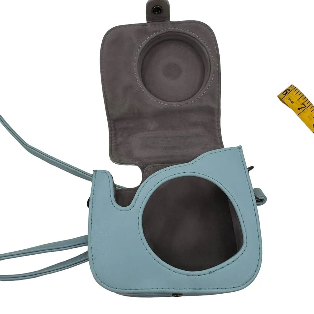 Shutter Light Blue Instax Polaroid Camera Crossbody Shoulder Bag